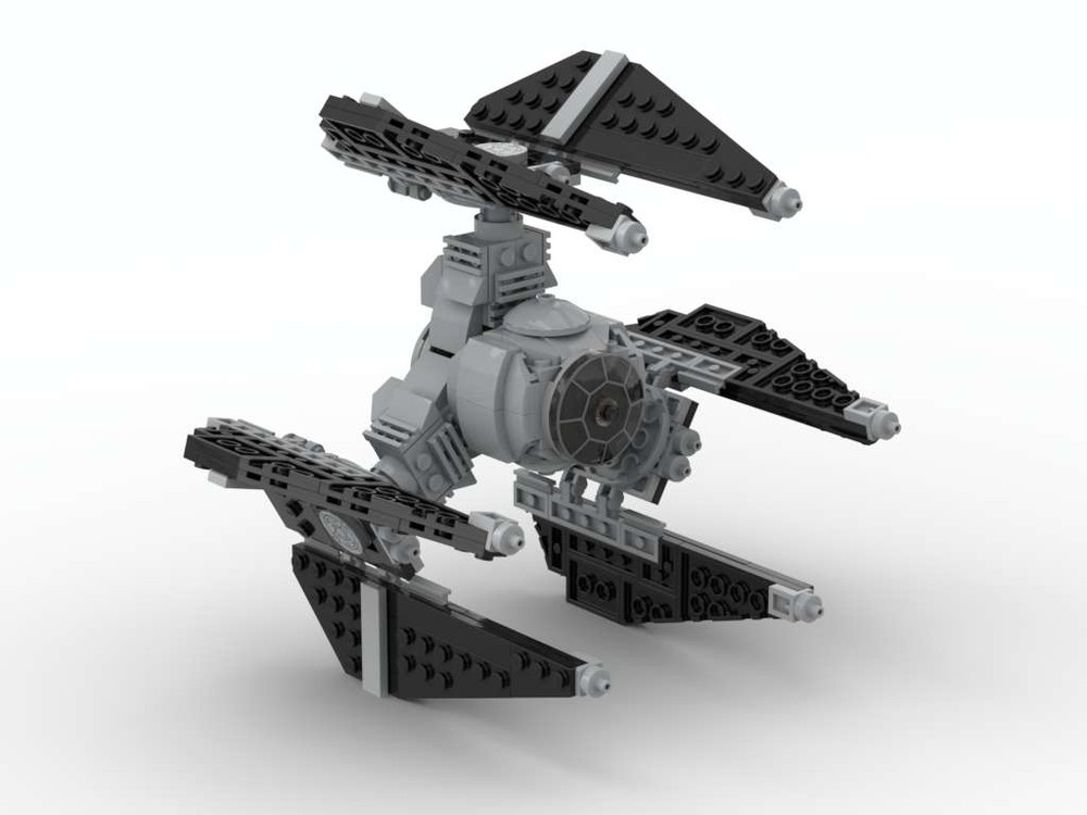 LEGO SW MOC Imperial TIE Defender microfighter scale