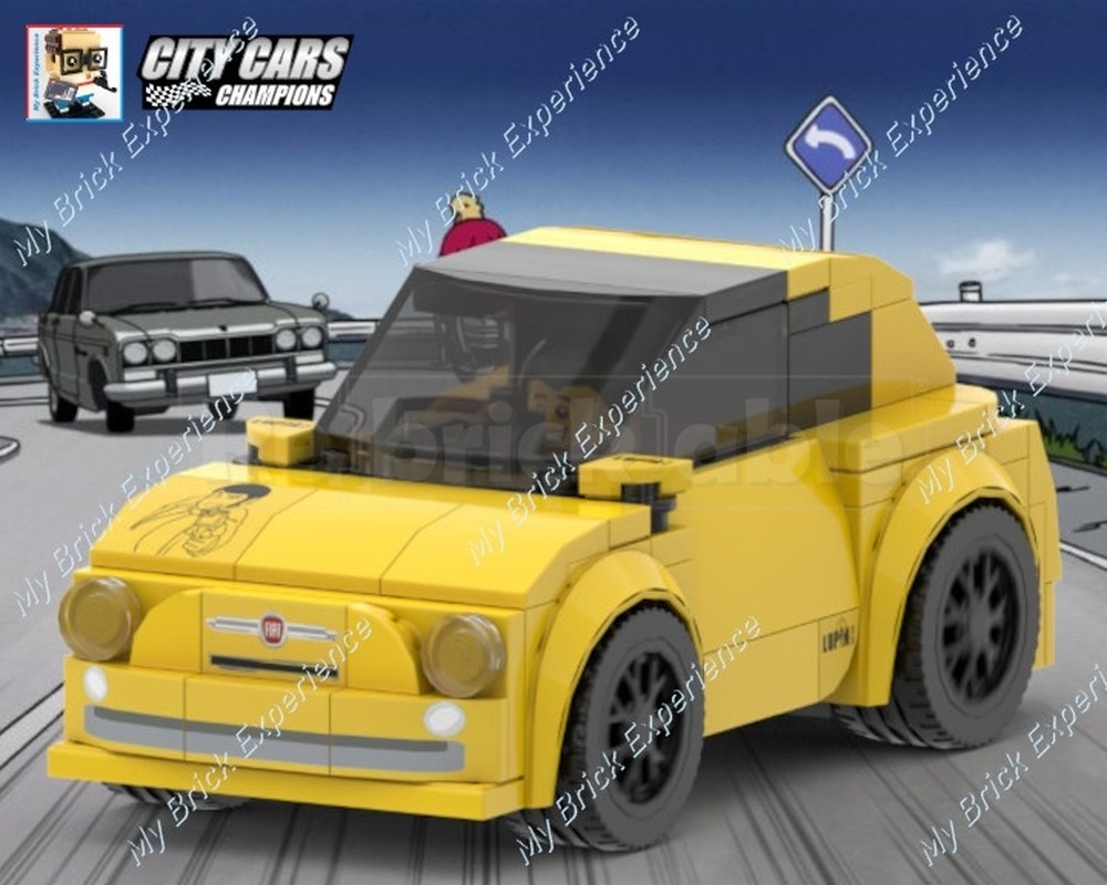 Lego FIAT 500 EV Lupin The Third Lim. Ed. (by Gekko & Co.)