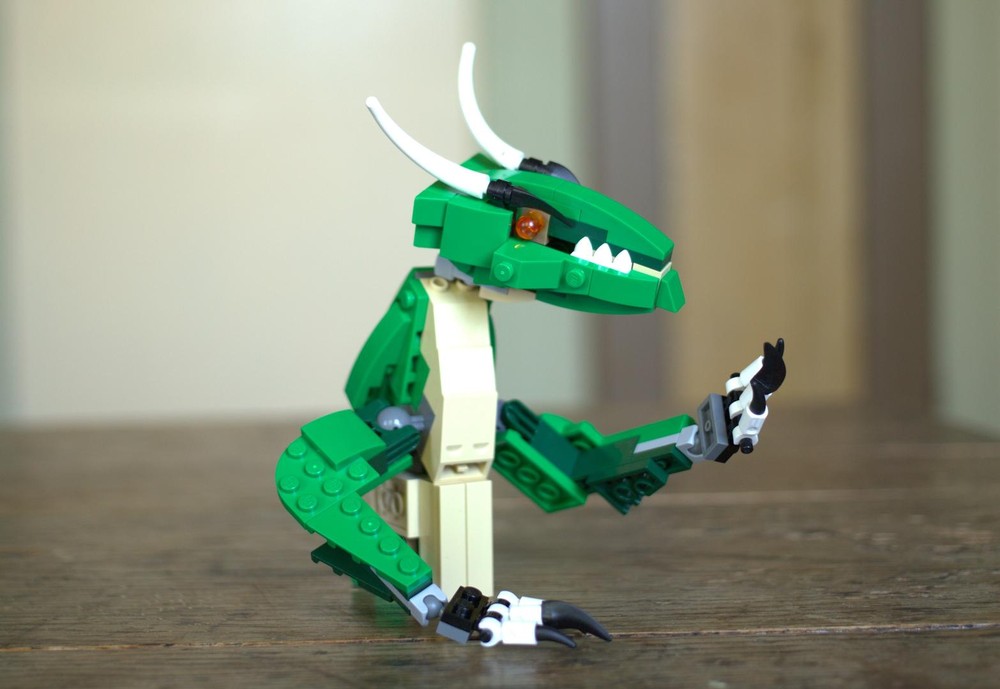 Lego Dragon Bust