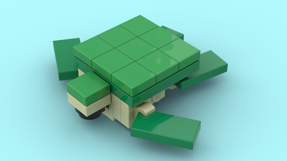Lego Minecraft Turtle