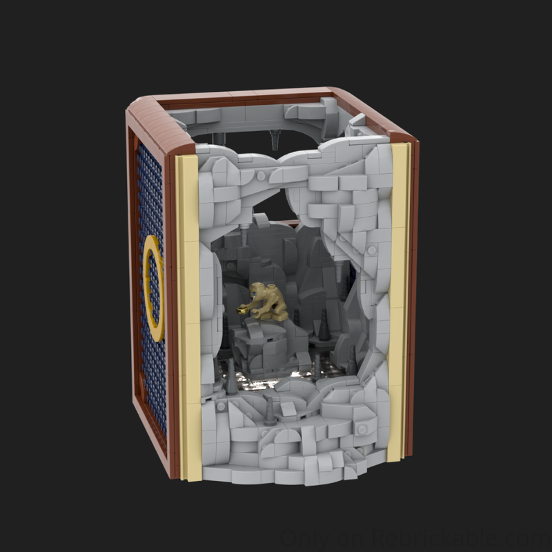 Lego Book Nook - the Creature Gollum