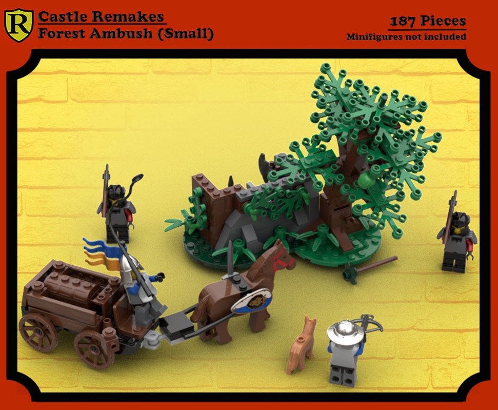 Lego Castle Remakes - Forest Ambush (Small)