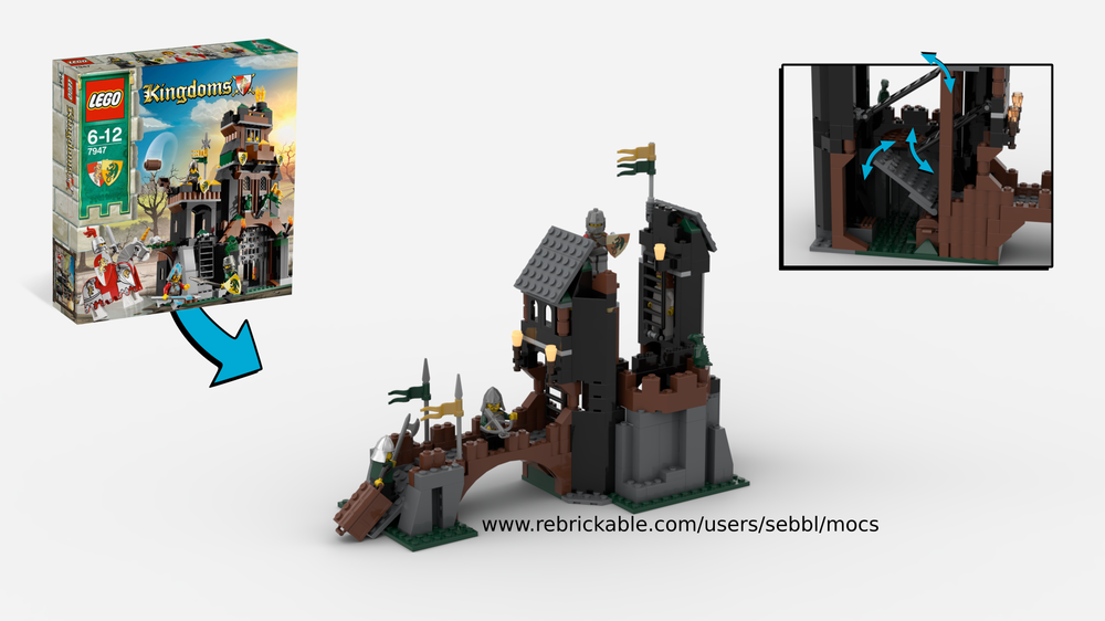 Lego 7947: Wolfpack Tower Homage