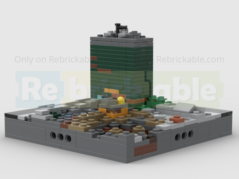 Lego Micropolis Demolition/Groundworks And Apartment Building.