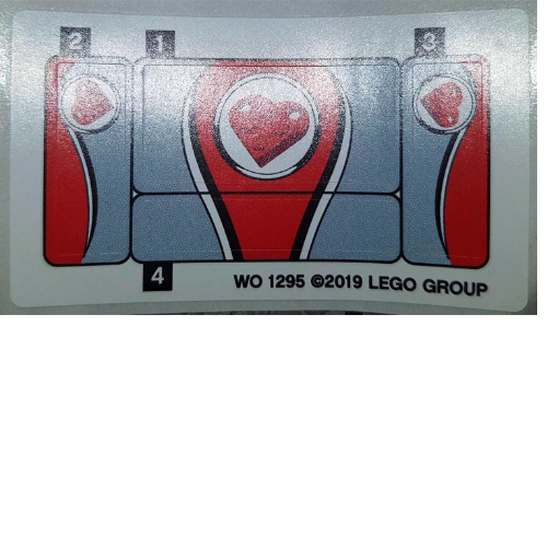 Lego Sticker Sheet for Set COOLCAR-1