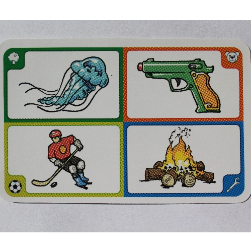 Lego Game Card, Creationary, 105 Jelly Fish