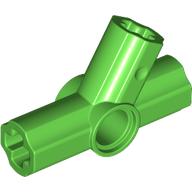 Lego Technic Axle and Pin Connector Angled Triple - 60° / Bright Green