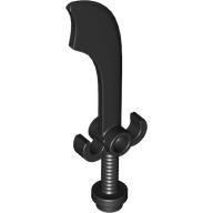 Lego Weapon Sword / Scimitar / Black