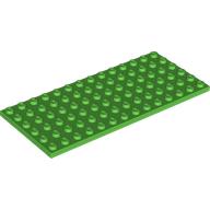 Lego Plate 6 x 14 / Bright Green