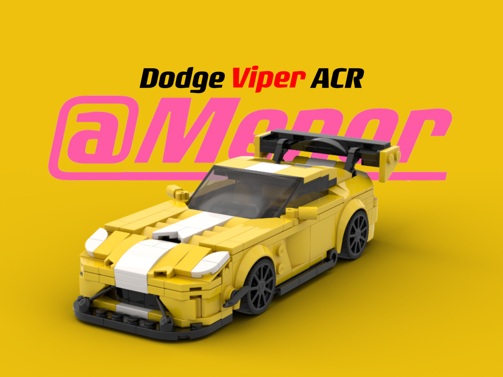 Lego Dodge Viper(VX I) ACR Yellow