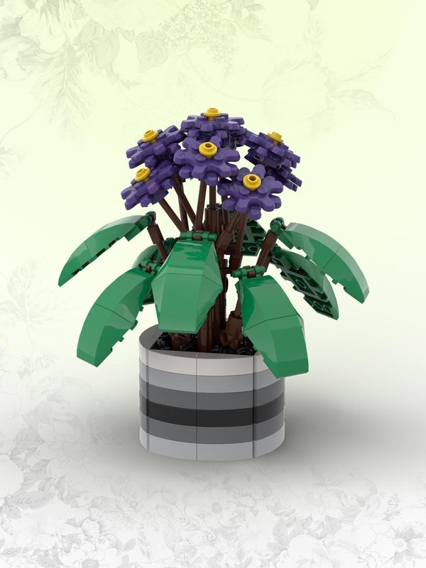 Lego African Violet (BT004)