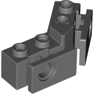 Lego Technic Brick 1 x 2 - 1 x 2 Angled with Bumper Holder [Open Front]