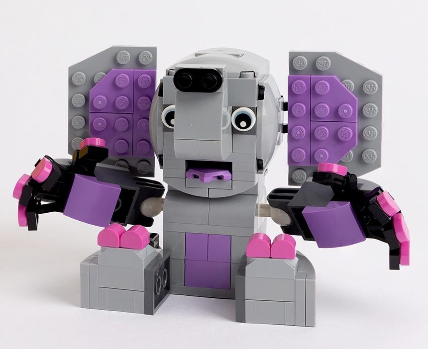 Lego Elephant Pencil Holder