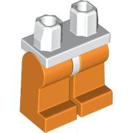 Lego Hips and Orange Legs / White
