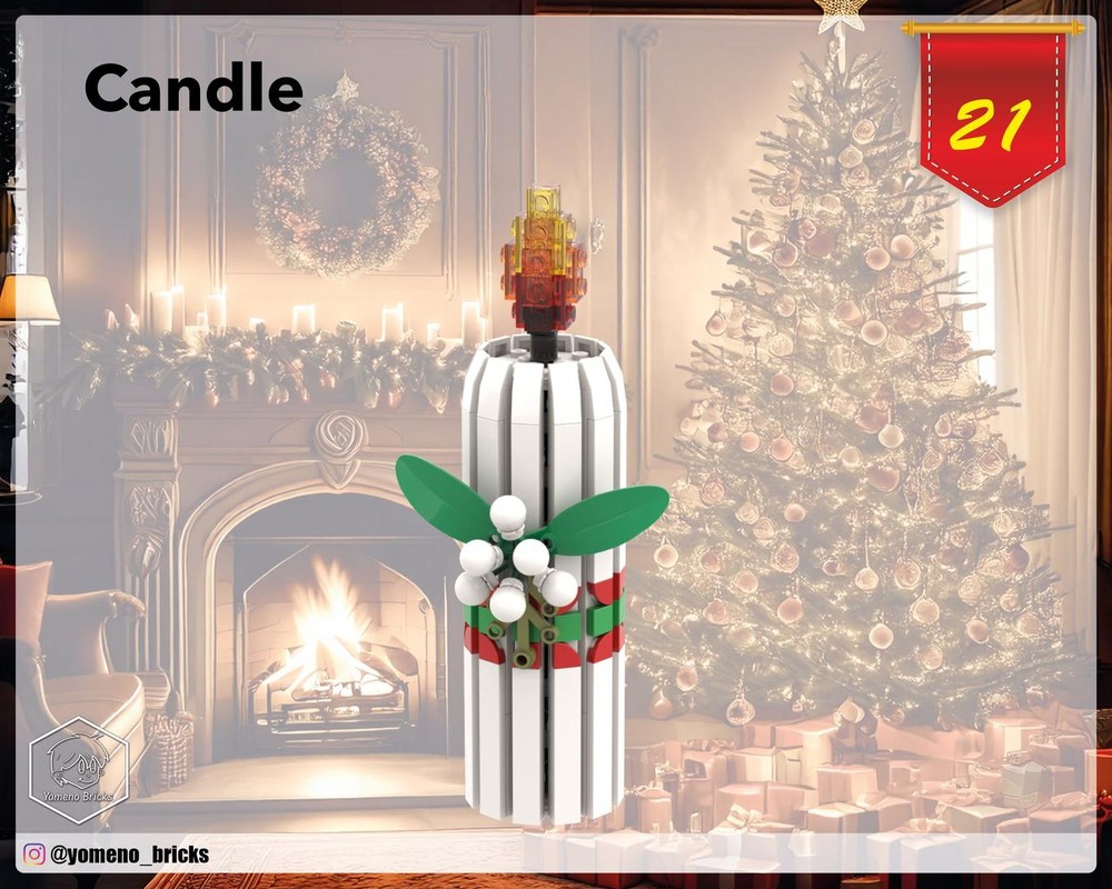 Lego Candle - Advent calendar 2024 - 21