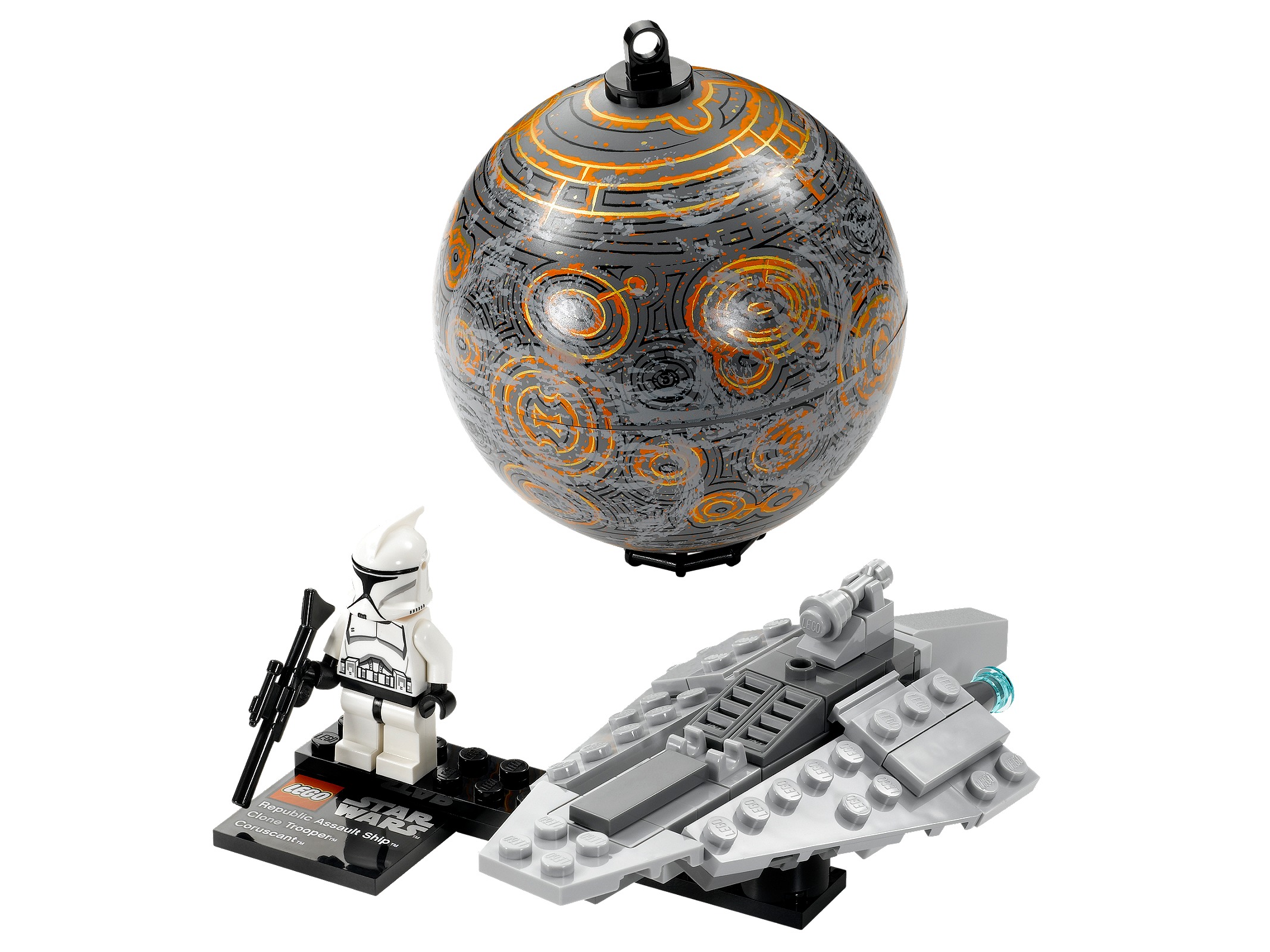 Lego Republic Assault Ship & Planet Coruscant