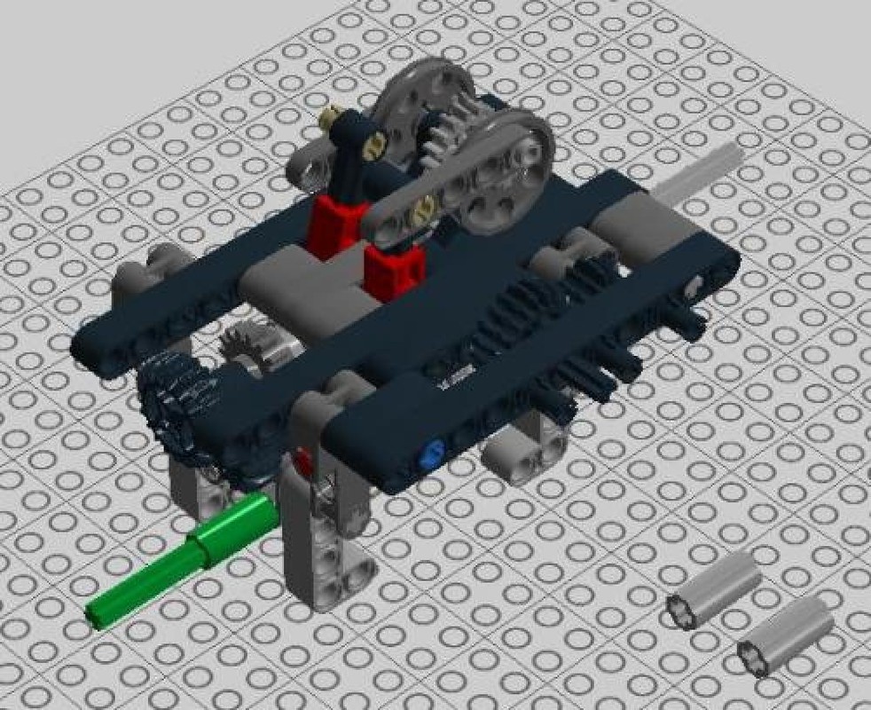Lego 4-Speed-RC-Servo-Transmission