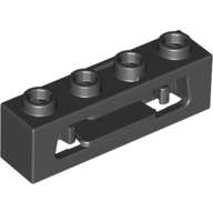 Lego Launcher, Brick Special 1 x 4 with Inside Clips (Disk Shooter) / Black