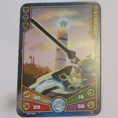 Lego Trading Card, Legends of Chima Deck #1: 81 [Stakuku]