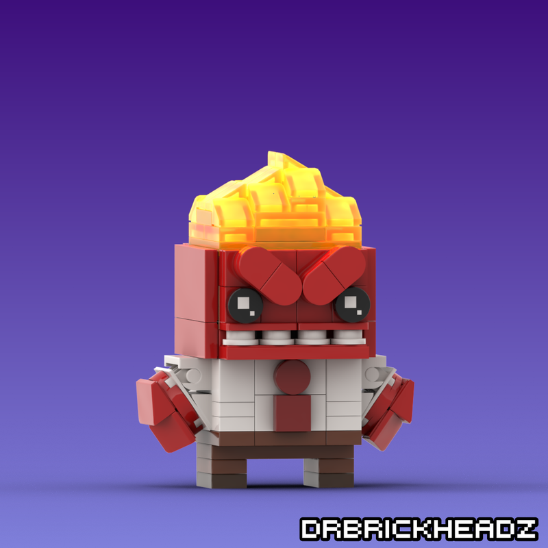 Lego Anger (Inside Out) Brickheadz