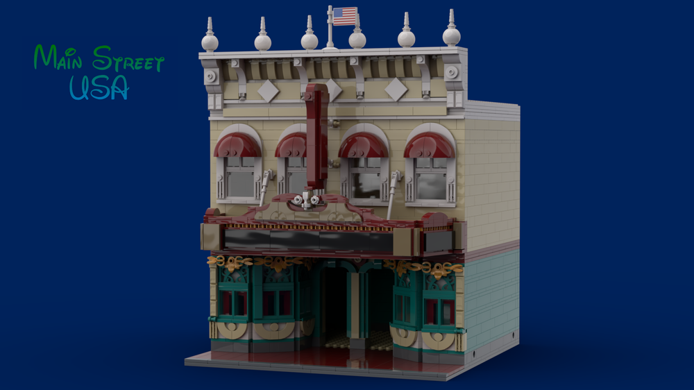 Lego Magic Kingdom Main Street Cinema
