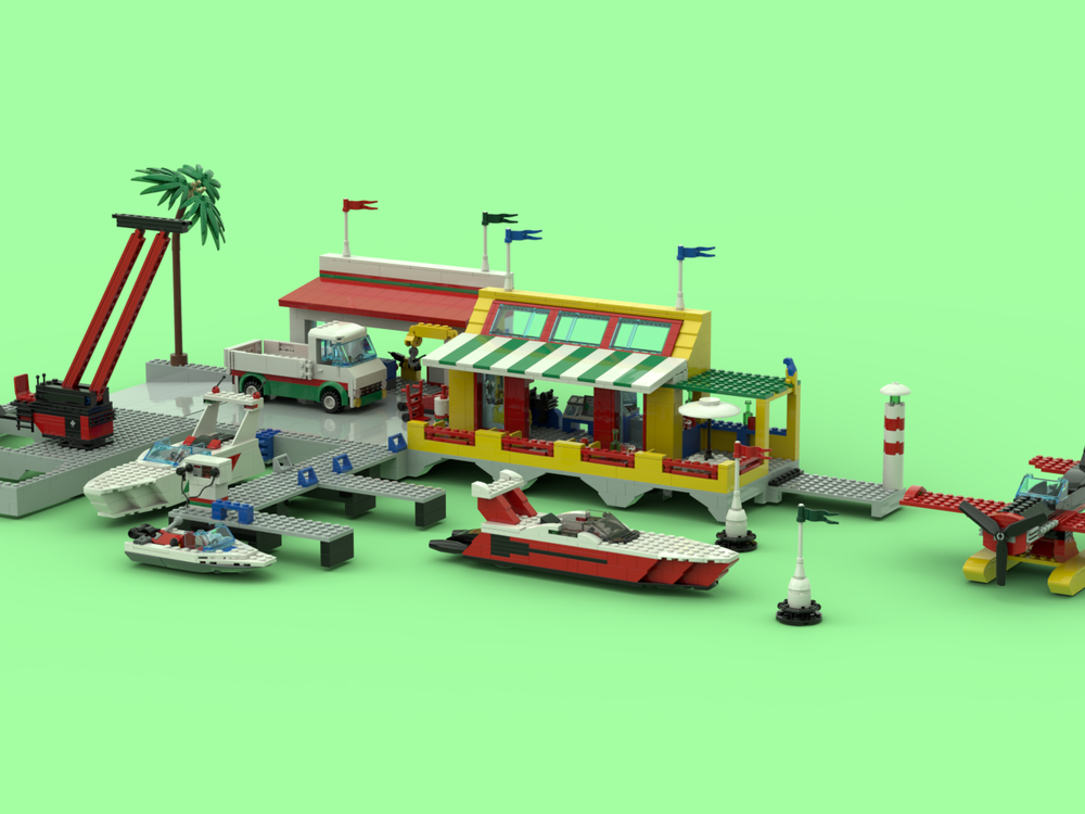 Lego Sail N' Fly Marina (6543 - remake)