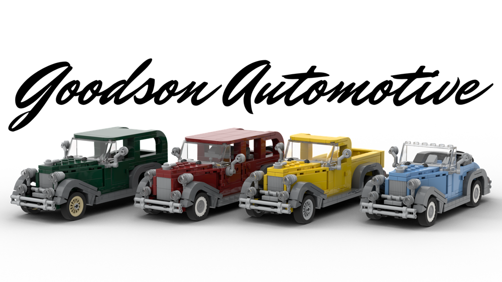 Lego 1930's GoodSon Automotive Pack