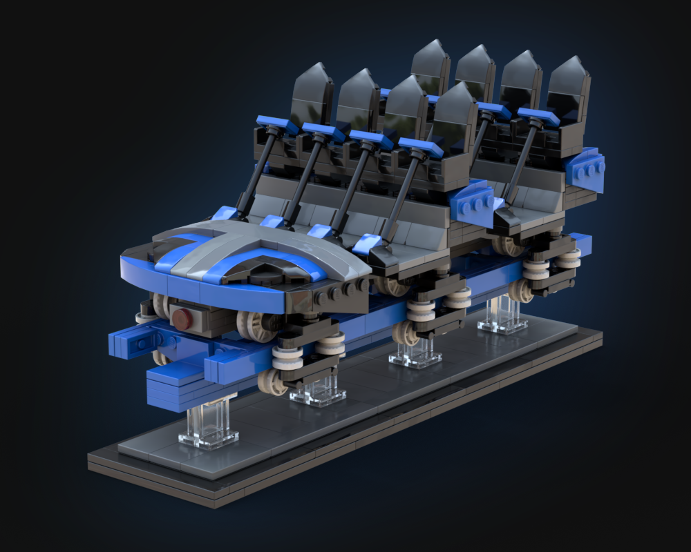 Lego Giga Coaster Roller Coaster Model