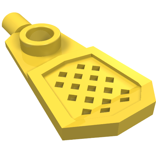 Lego Minifig Footwear Snowshoe [Long Front End] / Yellow