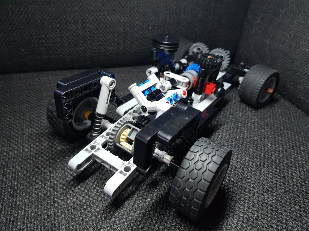 Lego chassis rear engine+ suspension mod