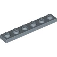 Lego Plate 1 x 6 / Sand Blue