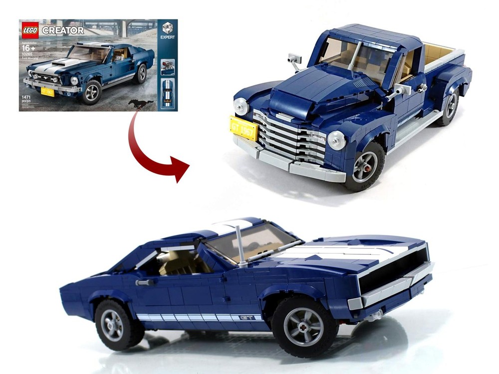 Lego 10265 (2in1) Muscle Car and Pickup Truck (MC68/MC 3100)