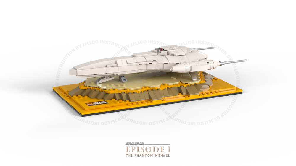 Lego Ultramicro J-type 327 Nubian Royal Starship