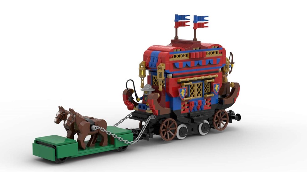 Lego Motorized royal carriage