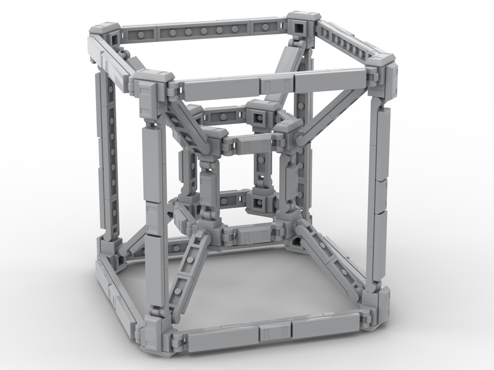 Lego Four-Dimensional Hypercube