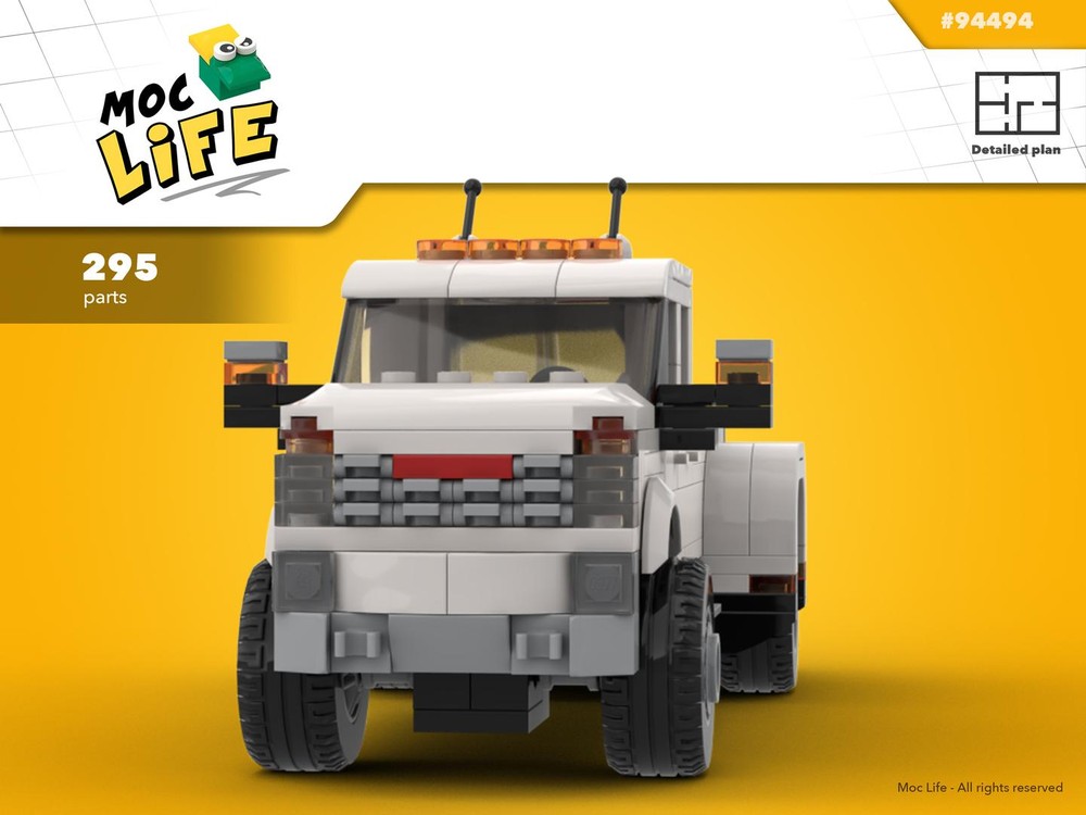 Lego GMC Sierra 3500 quad cab dually