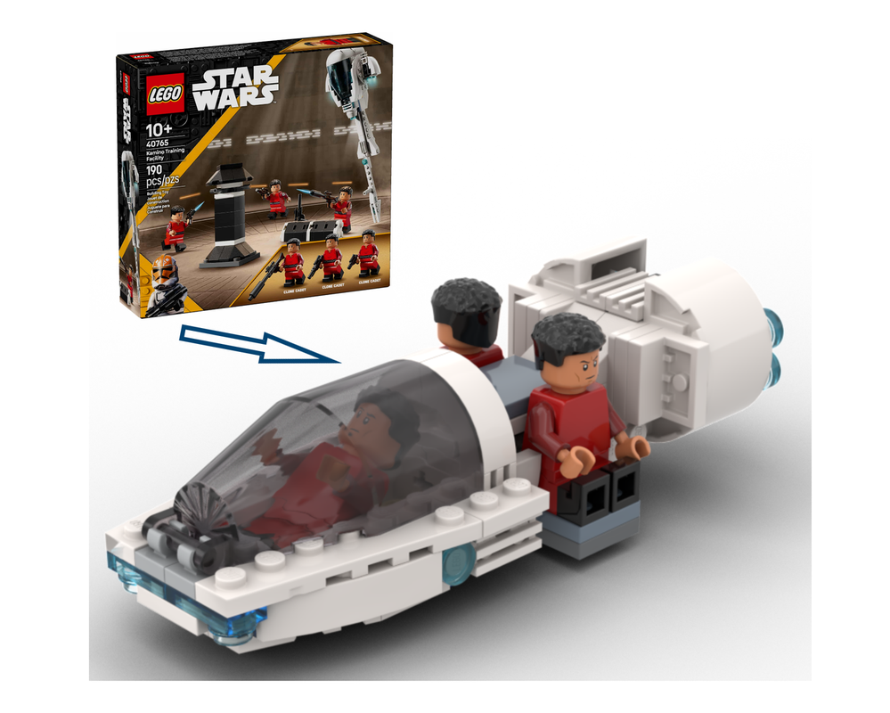 Lego "Clone Training Dropship" 40765 GWP alternative build (MOC)