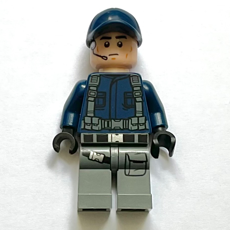 Lego ACU Trooper, Dark Blue Shirt with Straps, Dark Blue Cap