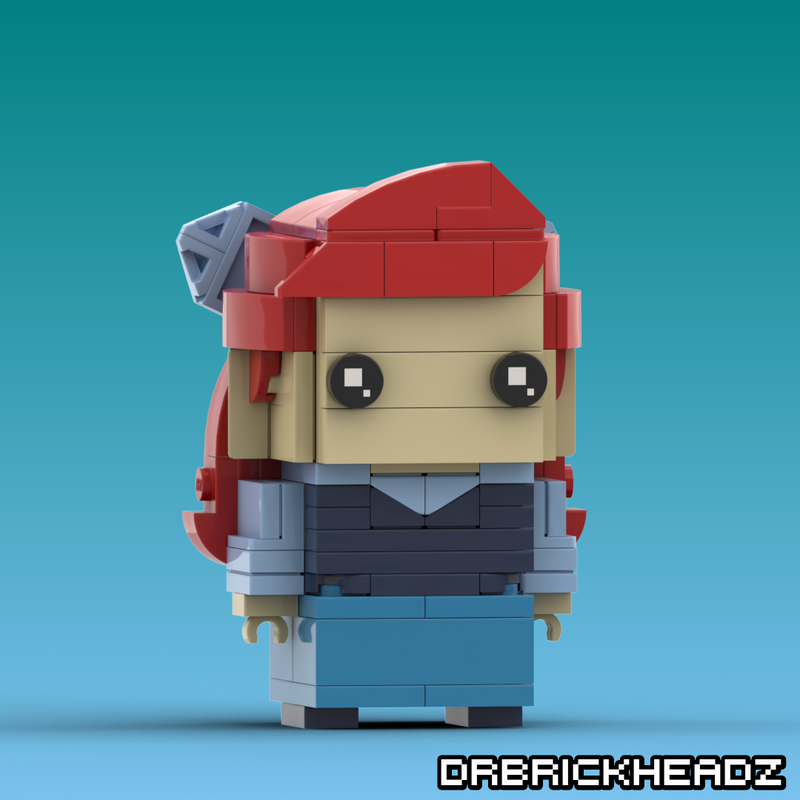 Lego Human Ariel (The Little Mermaid 1989) Custom Brickheadz