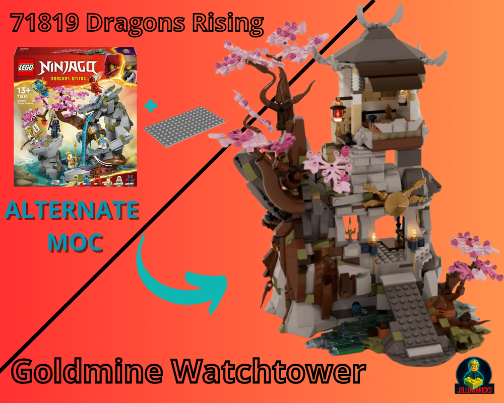 Lego Goldmine Watchtower