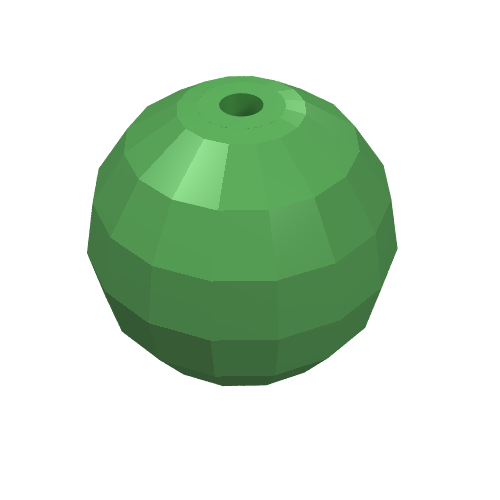 Lego Projectile, Large Figure Weapon, Zamor Sphere / Ball / Bright Green