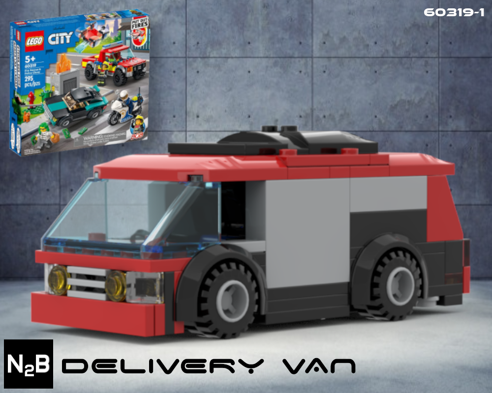 Lego Delivery Van - Alternate build 1 Lego 60319