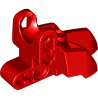 Lego Large Figure Foot, with Ball Socket 3 x 5 x 2 / Red