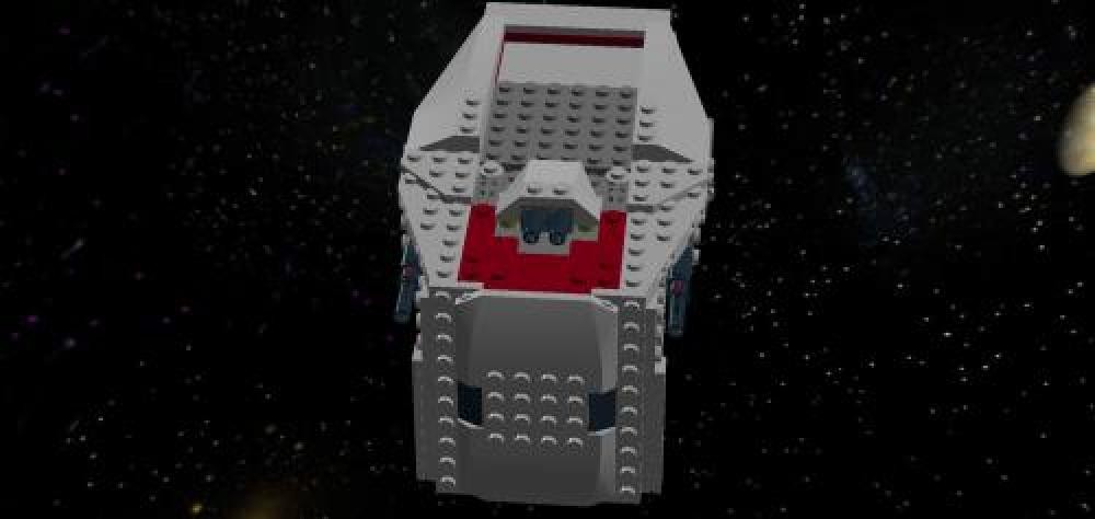 Lego 75019 Alternate build #5:cargo ship and probe