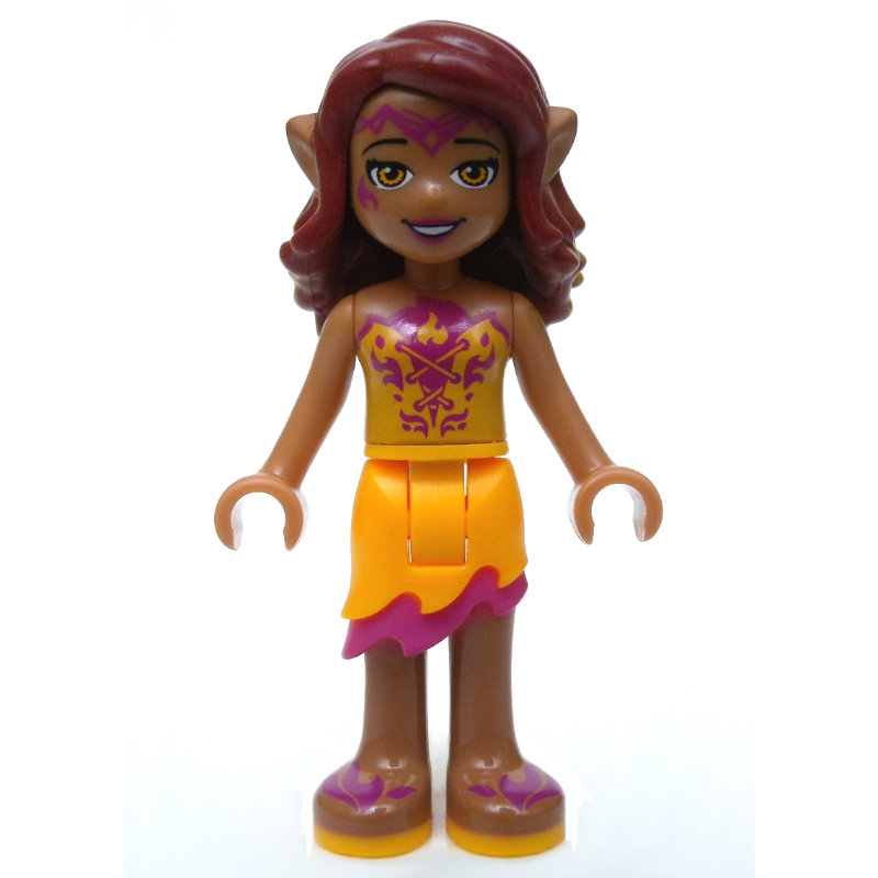 Lego Azari Firedancer in Bright Light Orange Outfit