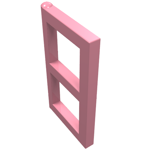 Lego Window 1 x 2 x 3 Pane / Pink