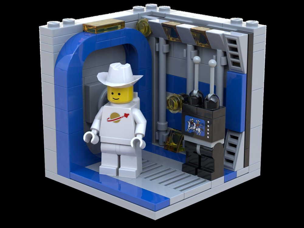 Lego Classic Space Cowboy Minifig Display