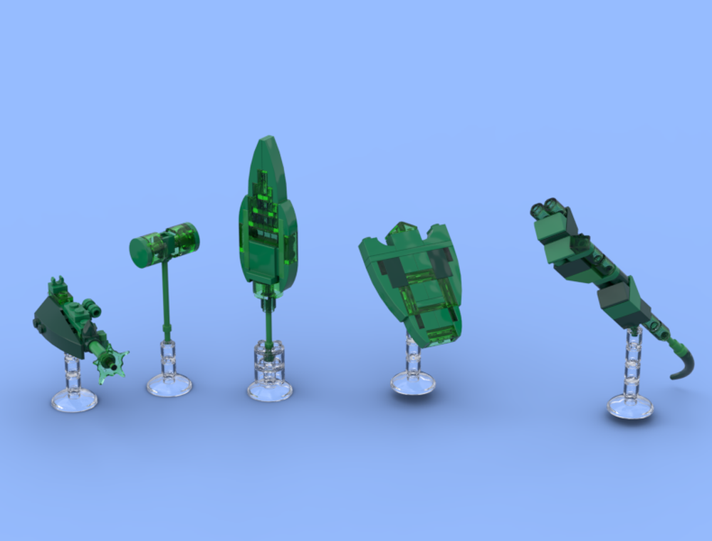 Lego Green lantern constructs #1