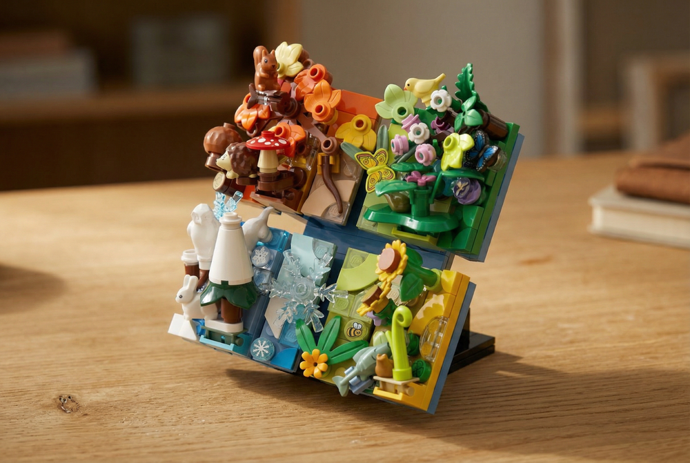Lego Microsoft Windows – The Four Seasons 🌱☀️🍁❄️