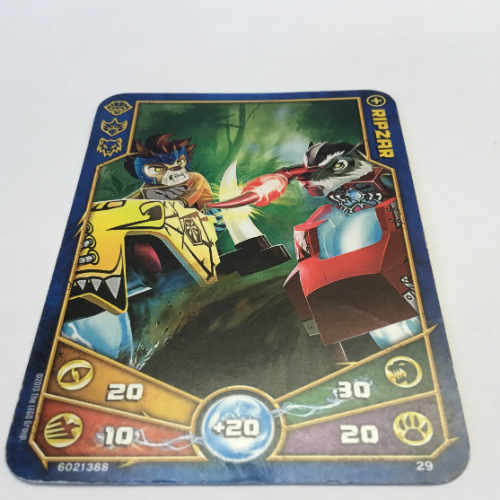 Lego Trading Card, Legends of Chima Deck #1: 29 [Ripzar] / [No Color/Any Color]
